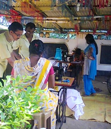 Students of the tailoring program